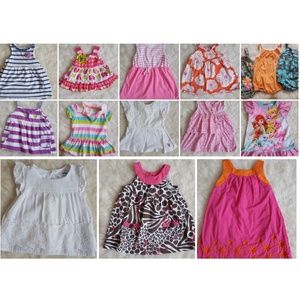 15 baby girl dresses bundle READ DESCRIPTION